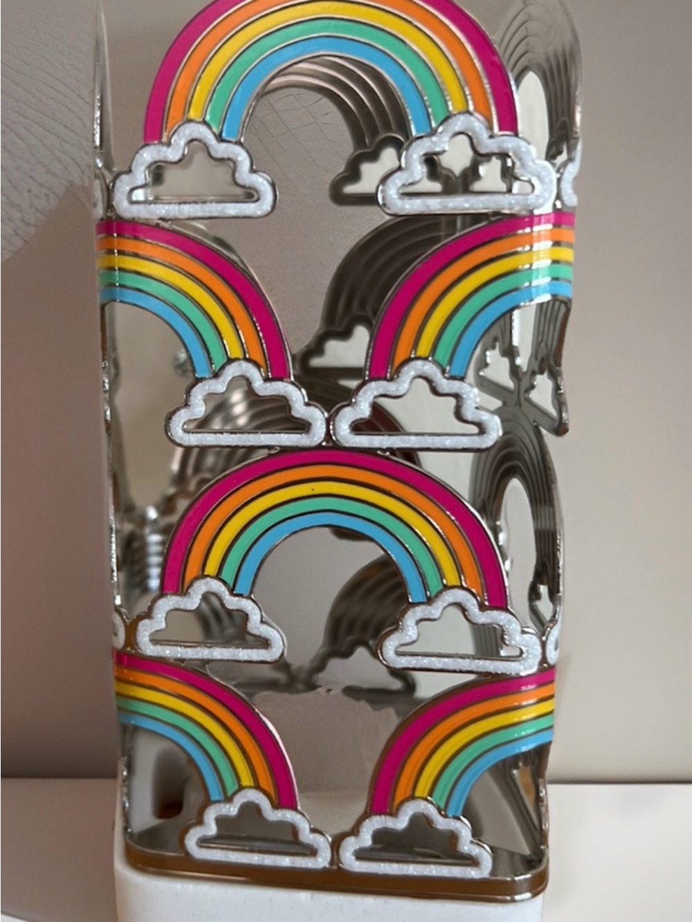 NEW NWT Bath & Body Works Vibrant Rainbow Cloud Soap Holder